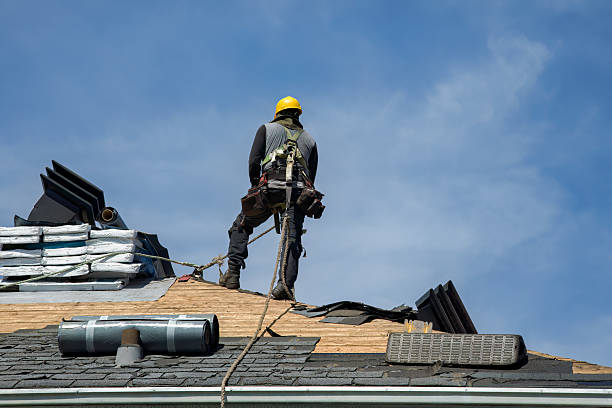 Professional Roof Installation technician working in Bedford, VA